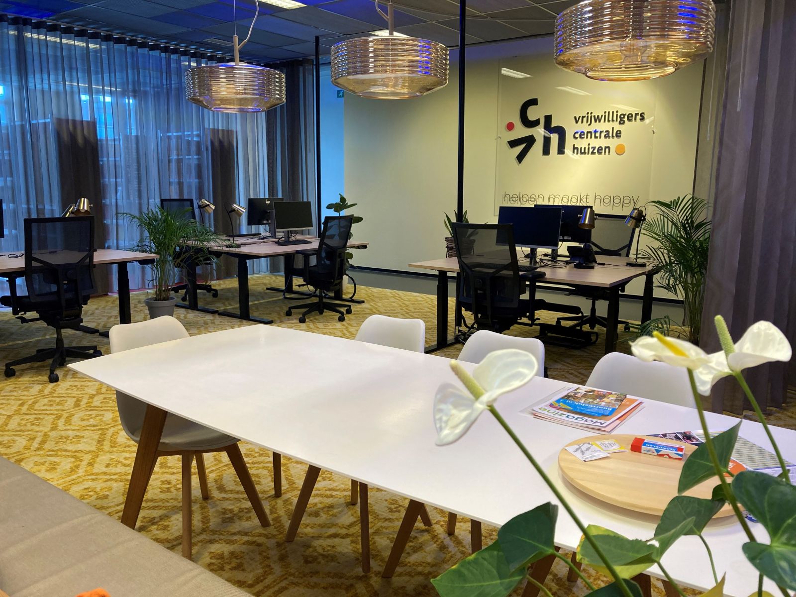 Vrijwilligerscentrale op tweede etage 